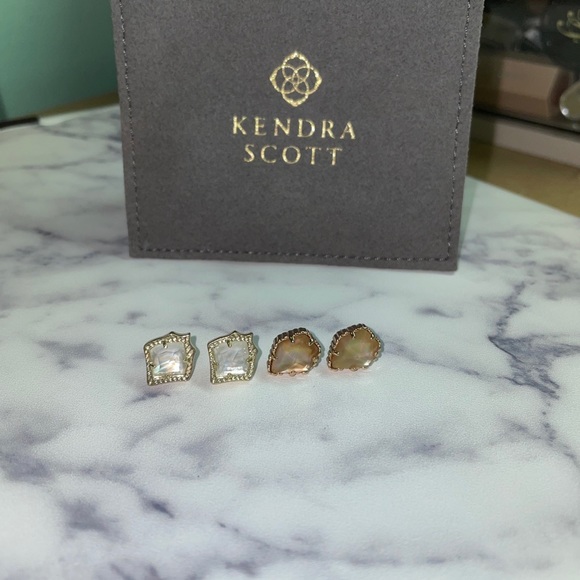 KENDRA SCOTT Set of Two Pairs of Stud Earrings - Picture 5 of 5
